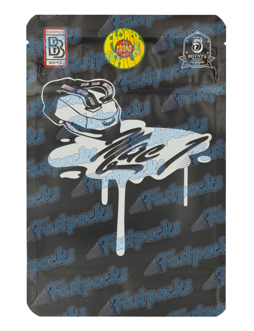 Backpack Boyz x Flower Child Farms ~ Mac 1 ~ 3.5G Mylar Bag
