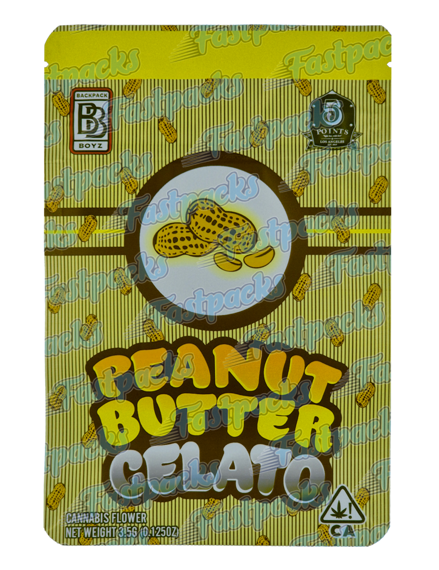 Backpack Boyz ~ Peanut Butter Gelato ~ 3.5G Mylar Bag