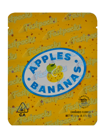 Cookies ~ Apples And Bananas ~ 3.5G Mylar Bag