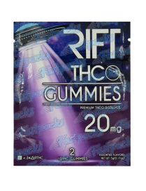 Rift ~ THCO Gummies ~ 20MG Mylar Bag