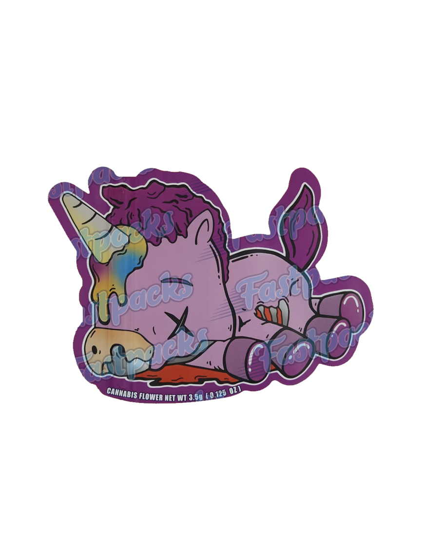 Jelly ~ Dead Unicornz ~ 3.5G Die-Cut Mylar Bag