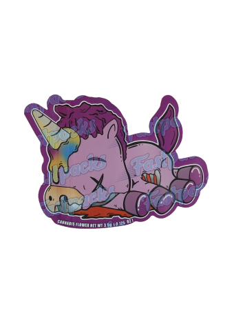 Jelly ~ Dead Unicornz ~ 3.5G Die-Cut Mylar Bag