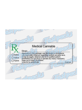 RX ~ Medical Cannabis Strain Label Stickers ~ Bulk Deals Avaliable