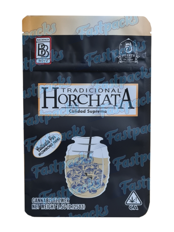 Backpack Boyz ~ Tradicional Horchata 3.5G ~ Inc. Tamper Evident Holographic (Bulk)