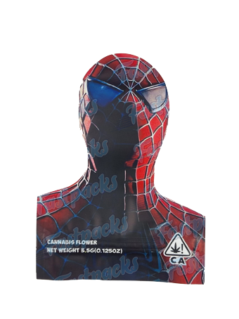 Spider Man ~ 3.5G Small Die-Cut Mylar Bag