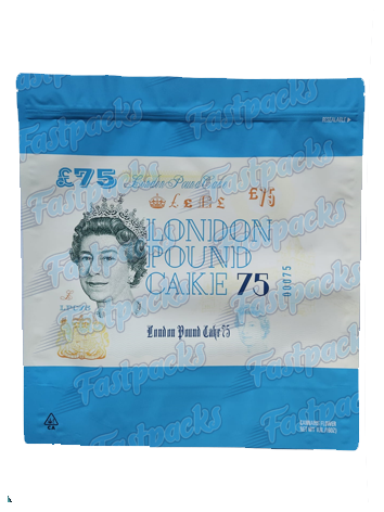 Cookies ~ London Pound Cake 75 ~ 1LB (16 Ounce) Super Large Mylar Bag