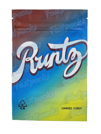 Runtz ~ Rainbow ~ Square 3.5G Mylar Bag (2023)